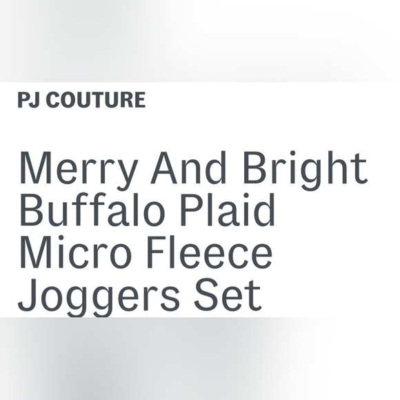 PJ Couture Pjamma Set. Brand New 💎 - Picture 3 of 6